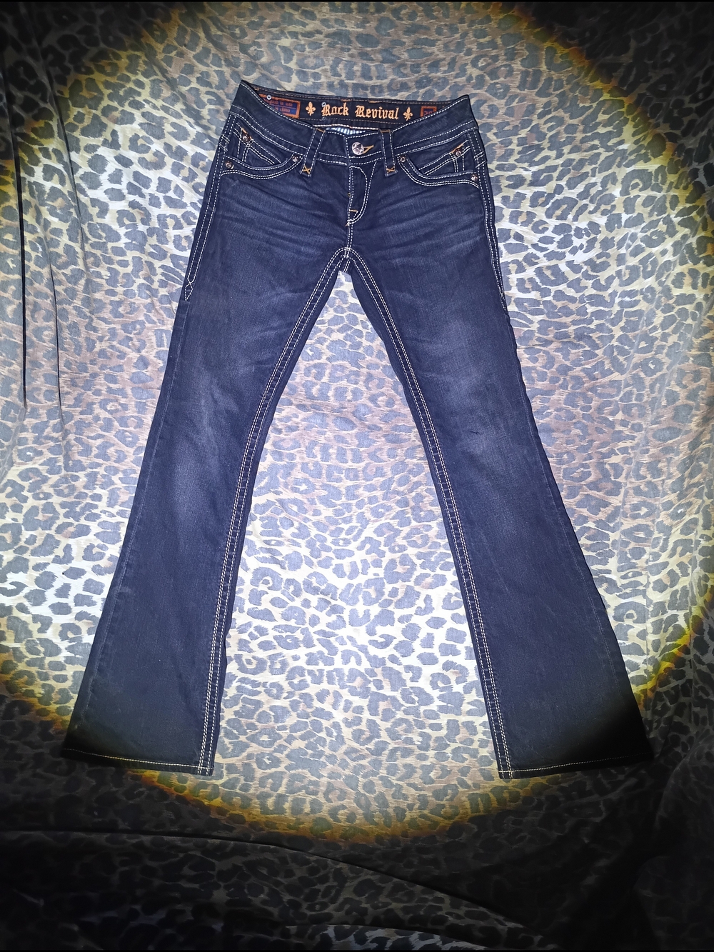 Rock Revival Women's Dark Blue Bootcut Jeans